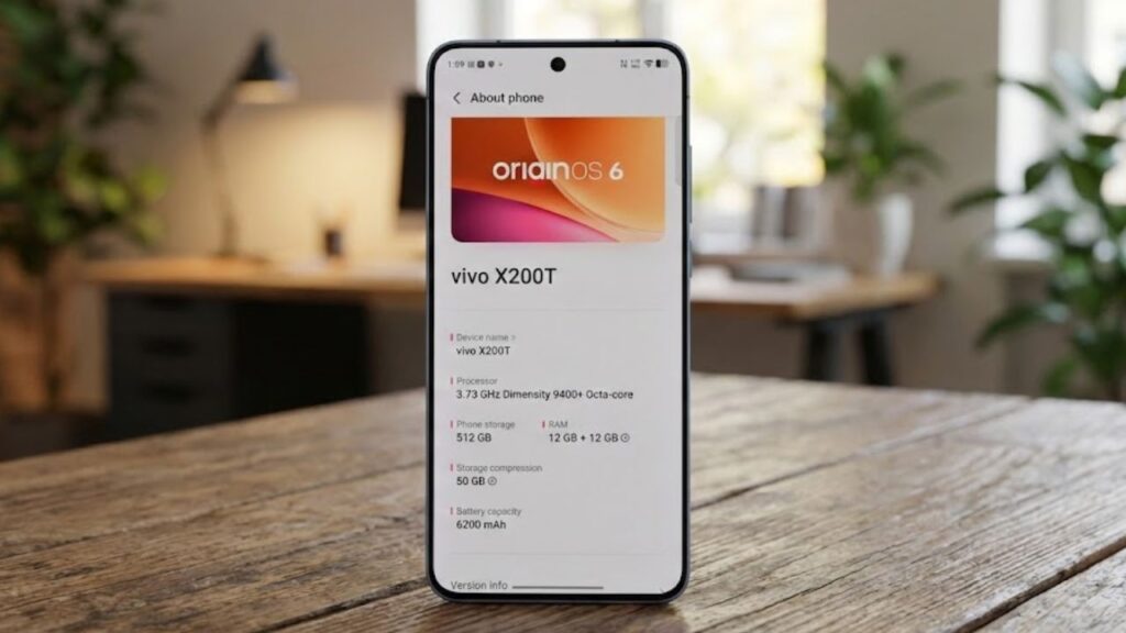 Vivo X200T Software