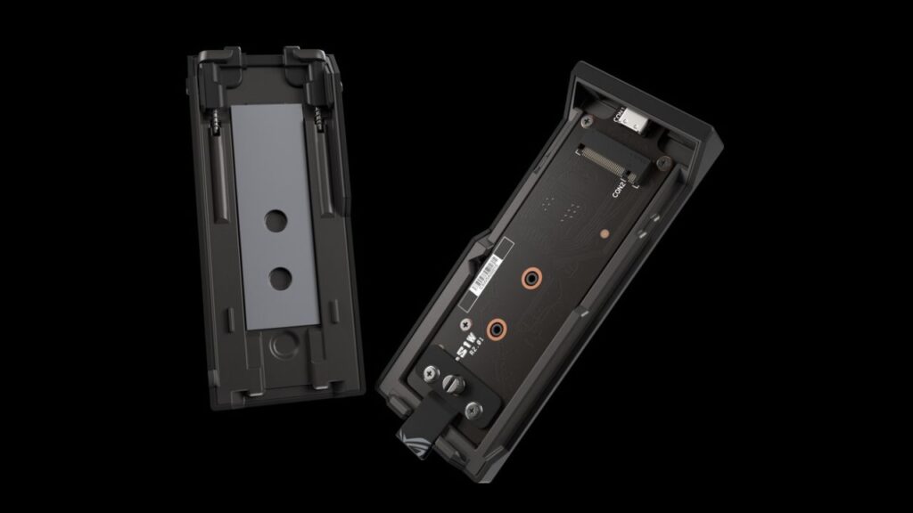 ASUS ROG Strix Aiolos SSD Enclosure NVMe and SATA SSD Compatibility