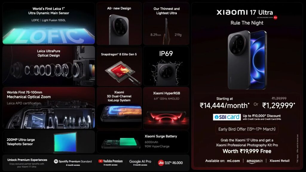 Xiaomi 17 Ultra Specifications